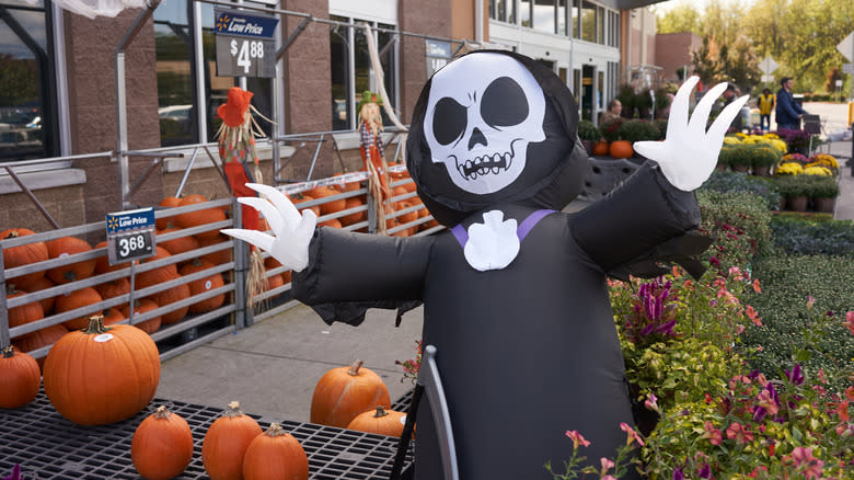 Halloween decorations at Walmart