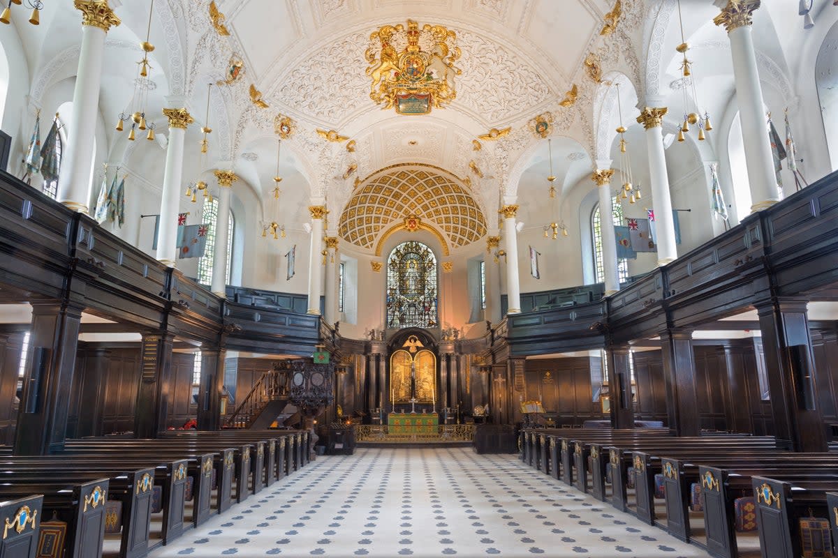 Daniel Cleaver’s funeral takes place in St Clement Danes Church (Getty Images)