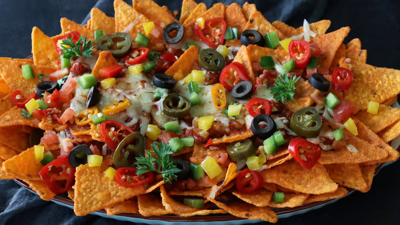 Layered nachos