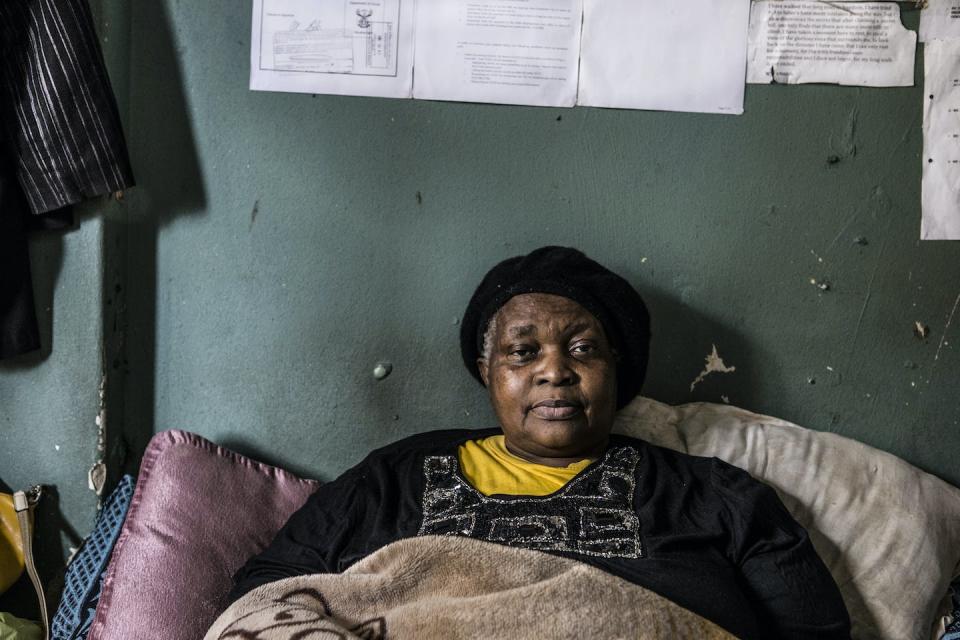 Birthial Gxaleka runs a shelter in a one-bedroom apartment. Mark Lewis/Wake Up, This Is Joburg