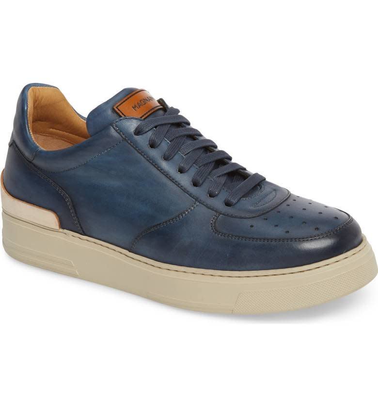 Get it at <a href="https://shop.nordstrom.com/s/magnanni-vada-lo-lace-up-sneaker-men/4794059?origin=category-personalizedsort&amp;fashioncolor=BLUE%20LEATHER" target="_blank">Nordstrom</a>.