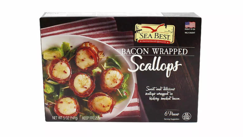 Sea Best bacon wrapped scallops