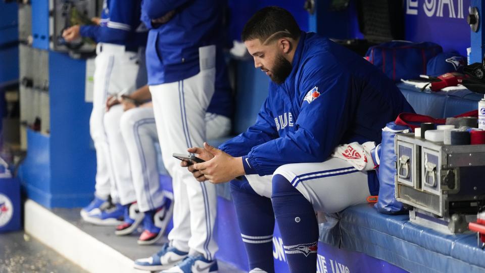 Alek Manoah's struggles in 2023 have been shocking to Blue Jays fans. (Mark Blinch/Getty Images)