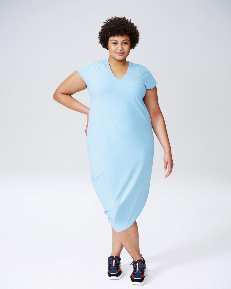 Shop Now: Universal Standard Geneva V-Neck Dress, $120. universalstandard.com.