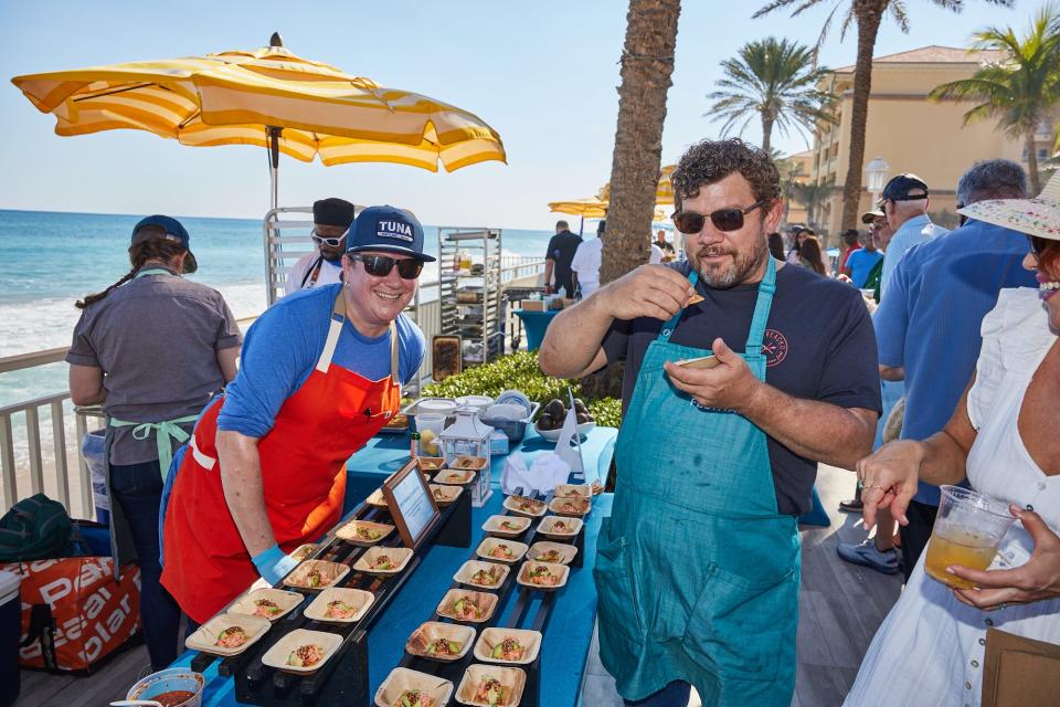 Acclaimed chefs Ashley Christensen and Ben Ford take part in the 2022 Palm Beach Food & Wine Festival.