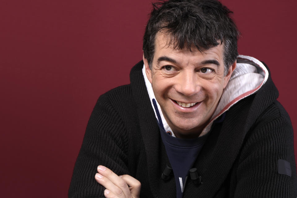 PARIS, FRANCE - 12/07/2017: Presenter Stephane Plaza poses during a portrait session in Paris, France on 12/07/2017. (Photo by Eric Fougere/Corbis via Getty Images)