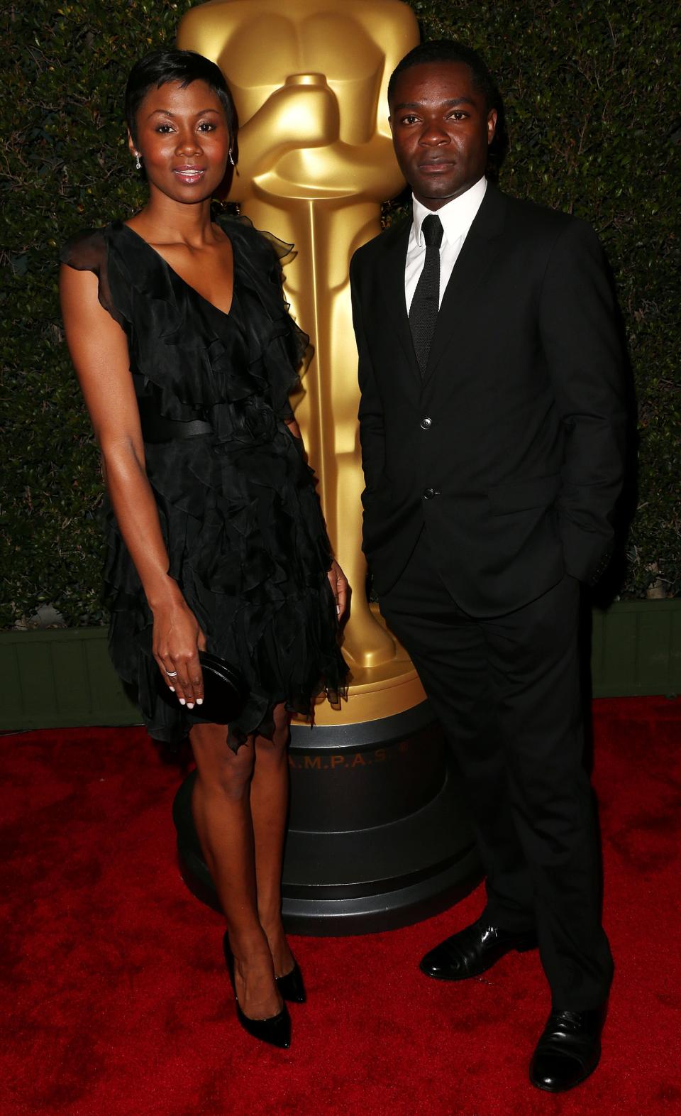 HOLLYWOOD, CA - DECEMBER 01: Actress Emayatzi Corinealdi (L) and actor David Oyelowo attend the Academy Of Motion Picture Arts And Sciences' 4th Annual Governors Awards at Hollywood and Highland on December 1, 2012 in Hollywood, California. (Photo by Frederick M. Brown/Getty Images)