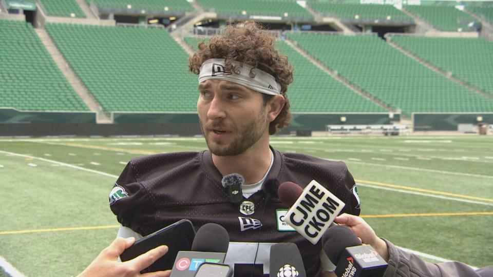 Quarterback Shea Patterson is ready to take on a bigger role this season with the Saskatchewan Roughriders.