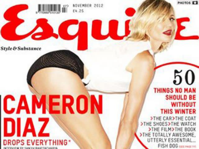 PHOTOS: Click to see more risque ways celebrities have celebrated their milestones on magazine covers.