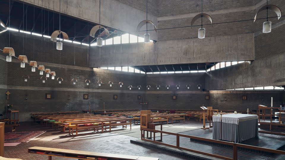 St. Matthew's Church in Birmingham, United Kingdom, designed by Robert Maguire and Keith Murray and completed in 1963. - Jamie McGregor Smith