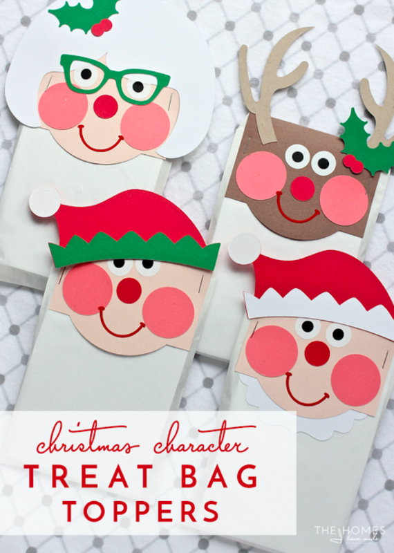 <p>The Homes I Have Made</p><p>If your kiddo is going to a Christmas party at school, they’ll want to bring this to class to store all their holiday candy in! Learn how <em><a href="https://thehomesihavemade.com/2016/12/christmas-character-treat-bag-toppers/" rel="nofollow noopener" target="_blank" data-ylk="slk:The Homes I Have Made;elm:context_link;itc:0;sec:content-canvas" class="link ">The Homes I Have Made</a></em> created it.</p>