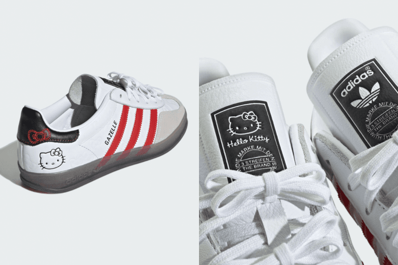  Adidas Gazelle X Hello Kitty collaboration go on sale on today!