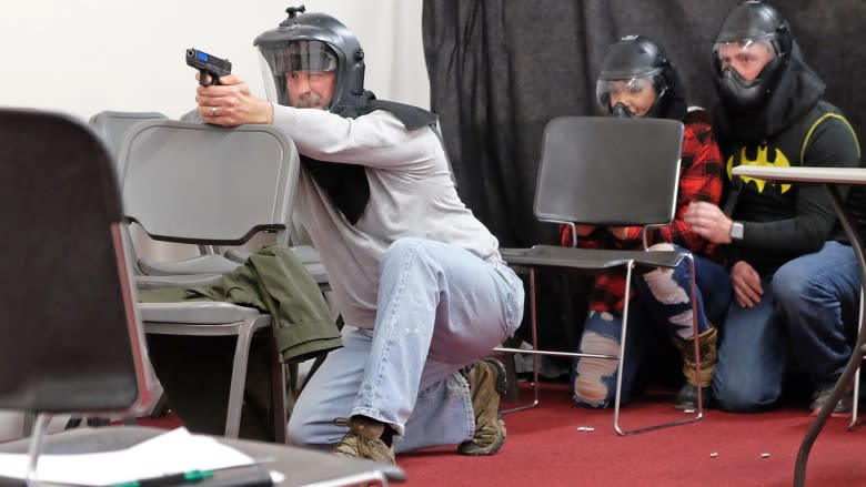 'It's my job to protect them': U.S. teachers train to carry guns in class