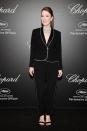 <p>Julianne Moore in Sonia Rykiel and Chopard jewelry</p>