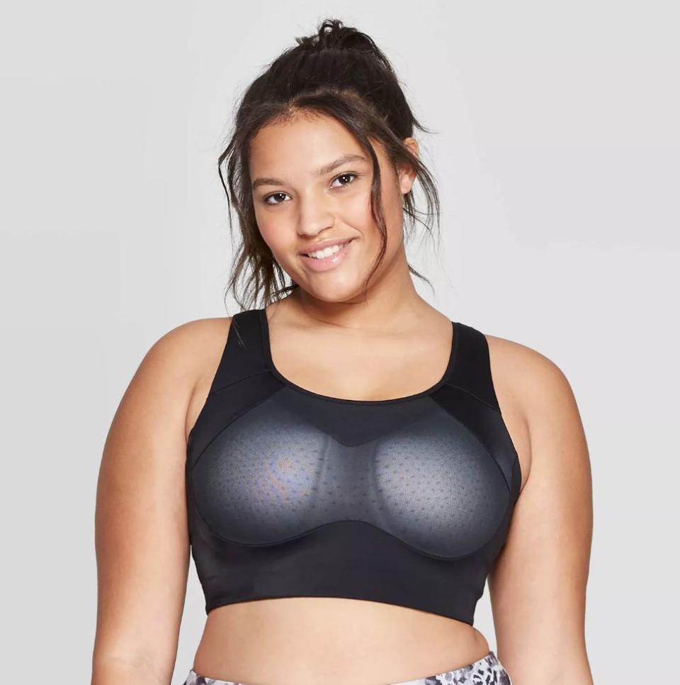 This bra comes in sizes 1X to 4X. <a href="https://fave.co/2RS6dka" target="_blank" rel="noopener noreferrer">Get it for $33 at Target</a>.