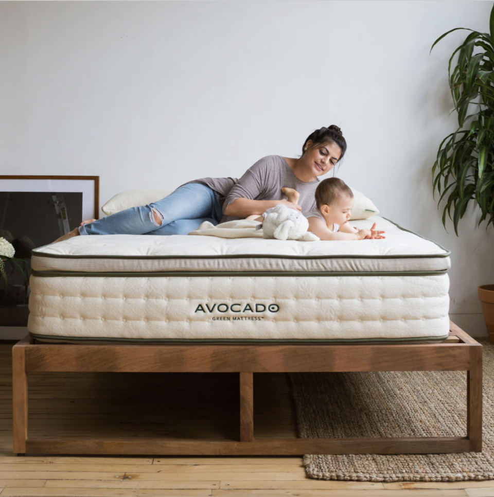 <p><strong>Avocado</strong></p><p>avocadogreenmattress.com</p><p><strong>$1399.00</strong></p><p><a href="https://go.redirectingat.com?id=74968X1596630&url=https%3A%2F%2Fwww.avocadogreenmattress.com%2Fproducts%2Fgreen-natural-organic-mattress&sref=https%3A%2F%2Fwww.womenshealthmag.com%2Flife%2Fg43352224%2Fsleep-week-mattress-sales-2023%2F" rel="nofollow noopener" target="_blank" data-ylk="slk:Shop Now;elm:context_link;itc:0;sec:content-canvas" class="link ">Shop Now</a></p><p>Avocado is offering $200 off green, vegan, and latex mattresses with the code SLEEP and $300 off organic luxury mattresses with the code SNOOZE until March 27. This green mattress is 100 organic and has a gentle, medium-firm feel. It's ideal for back and stomach sleepers, the <a href="https://go.redirectingat.com?id=74968X1596630&url=https%3A%2F%2Fwww.avocadogreenmattress.com%2Fproducts%2Fgreen-natural-organic-mattress&sref=https%3A%2F%2Fwww.womenshealthmag.com%2Flife%2Fg43352224%2Fsleep-week-mattress-sales-2023%2F" rel="nofollow noopener" target="_blank" data-ylk="slk:website;elm:context_link;itc:0;sec:content-canvas" class="link ">website</a> says.</p>