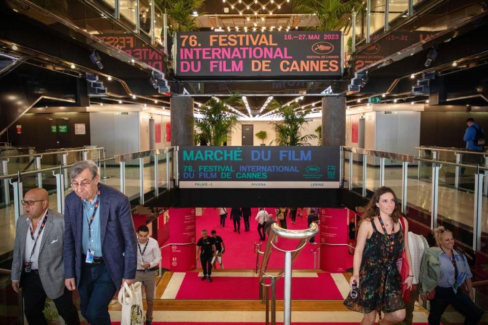 坎城電影市場展每年吸引不少國際專業人士前往。（文策院提供）