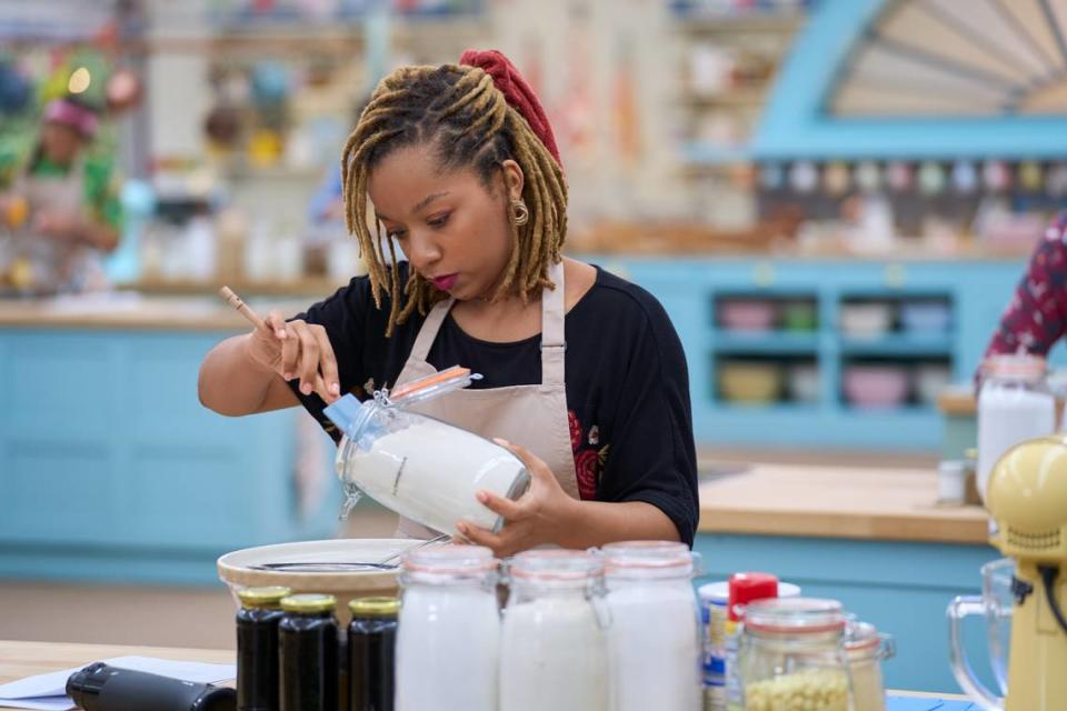 Cornelius’ Karis Stucker was one of nine contestants competing on the most recent edition of “The Great American Baking Show”.