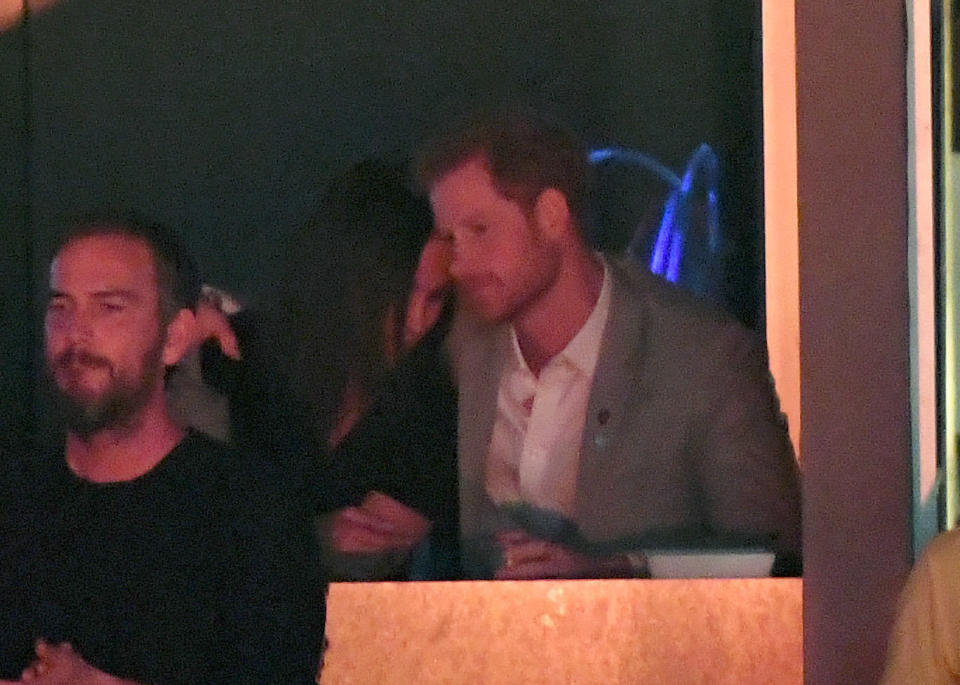 Meghan Markle and Prince Harry are seen at the Closing Ceremony on day 8 of the Invictus Games Toronto 2017 at the Air Canada Centre on Sept.&nbsp;30, 2017 in Toronto, Canada.&nbsp;