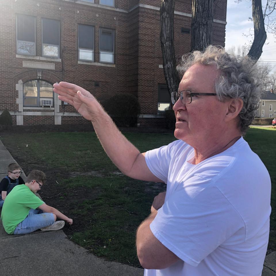 Rich Petersberger, 64, of Alliance, attended North Lincoln School in the late 1960s and early 1970s. He was sharing some stories about his time there.