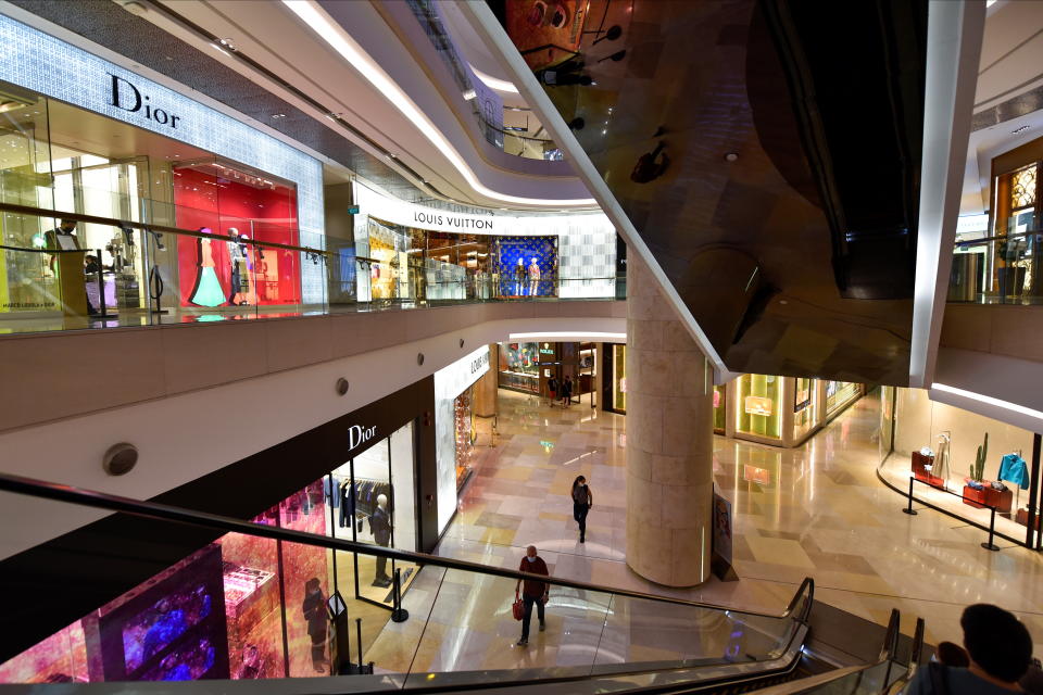 A view of the ION Orchard shopping mall during coronavirus disease (COVID-19) Phase 2 (heightened alert) in Singapore May 20, 2021. REUTERS/Caroline Chia