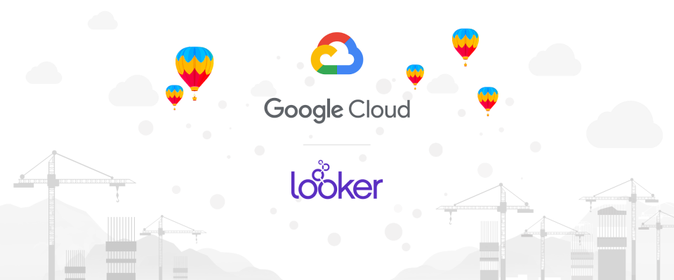 Google Cloud and Looker logos