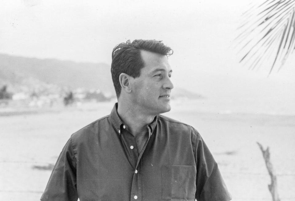 Rock Hudson photographed by Lee  Garlington on vacation in Puerto Vallarta in 1963 - Rock Hudson: All That Heaven Allowed. (Universal Pictures)