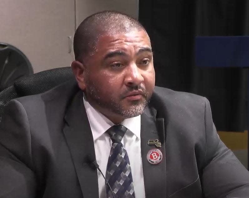 Brockton School Committee member Tony Rodrigues got emotional after being elected vice chair on Tuesday, March 5, 2024, after a protracted battle for the spot.