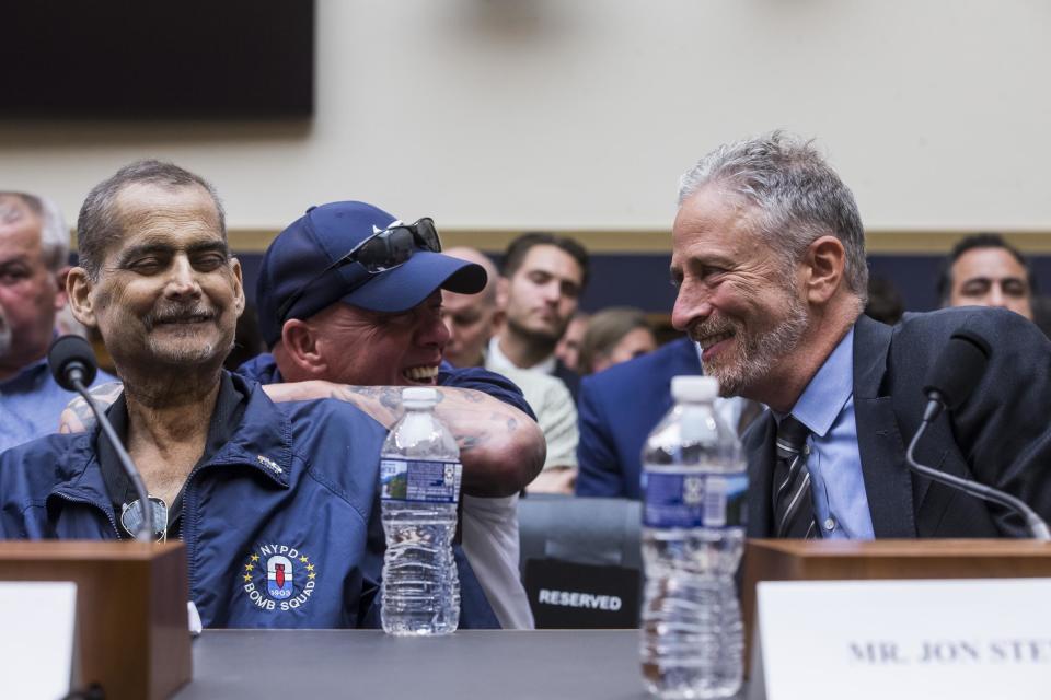 US Senator Rand Paul called comedian Jon Stewart a member of the “left-wing mob” after Mr Stewart called Senator Paul’s block on the September 11th Victim Compensation Fund “an abomination”.The bill, called the Never Forget The Heroes Act, would extend the compensation fund to 2090. It was co-sponsored by 312 members of the 435 members of the House. The House Judiciary Committee then unanimously sent the bill to the House floor for a vote, where it was passed.The bill was then sent to the Senate, where the vote was blocked by Kentucky Senator Rand Paul and another republican. Mr Paul prevented the Senate of voting through unanimous consent, citing the cost of the fund and US debt.“It has long been my feeling that we need to address our massive debt in the country,” said Mr Paul to the Senate.“And therefore any new spending ... should be offset by cutting spending that’s less valuable.”We need to at the very least have this debate.”Mr Stewart called out Mr Paul, saying: “It’s absolutely outrageous. Pardon me if I’m not impressed in any way by Rand Paul’s fiscal responsibility virtue signaling,” during a Fox News interview he did alongside John Feal, a 9/11 first responder. Mr Stewart has championed the 9/11 Victims Compensation Fund from its start. As more first-responders are becoming ill and dying due to exposure to noxious gases and debris in the weeks after the terrorist attack, Mr Stewart had pleaded to a House of Representatives subcommittee in June to support the Never Forget the Heroes act. Mr Stewart continued: “Now he stands up at the last minute, after 15 years of blood, sweat and tears from the 9/11 community, to say that it’s all over now. Now we’re going to balance the budget on the backs of the 9/11 first responder community.”“At some point, we have to stand up for the people who have always stood up for us, and at this moment in time maybe cannot stand up for themselves due to their illnesses and their injuries. And what Rand Paul did today in the Senate was outrageous.” “He is a guy who put us in hundreds of billions of dollars in debt. And now he’s going to tell us that a billion dollars a year over 10 years is just too much for us to handle? You know, there are some things that they have no trouble putting on the credit card, but somehow when it comes to the 9/11 first responder community — the cops, the firefighters, the construction workers, the volunteers, the survivors — all of a sudden we’ve got to go through this.” Senator Paul responded to Mr Stewart’s criticism on Fox News, saying: “I know Jon Stewart. Jon Stewart is sometimes funny, sometimes informed. In this case, he’s neither funny nor informed.” Mr Paul said the comedian’s “name-calling” showed he was a member of the “left-wing mob” who “really isn’t using his brain.”“It’s really kind of disgusting,” Mr Paul continued. “He pretended for years when he was on his comedy show to be somebody who could see both sides and see through the B.S. Now he is the B.S. The B.S. meter is through the roof when you see him calling people names and calling people an abomination, when I’m asking for something reasonable.”