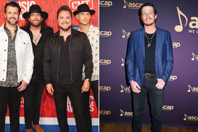 <p>Kevin Mazur/Getty; Tammie Arroyo/Variety via Getty</p> Eli Young Band; George Birge