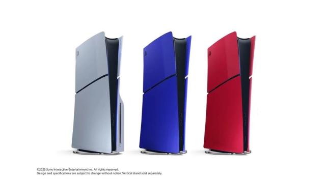 PS5 Slim presenta nuevos modelos en colores rojo, plata y azul