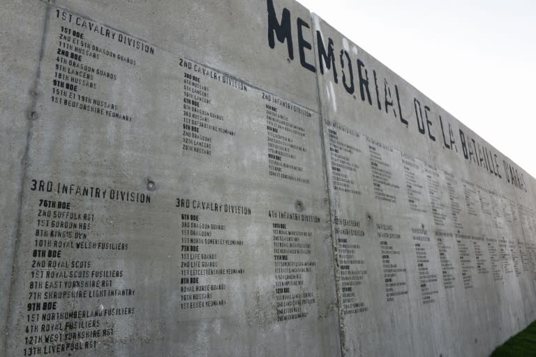 The Tour de France started in Arras from the site of a memorial wall that shows the names of some 24,000 allied soldiers