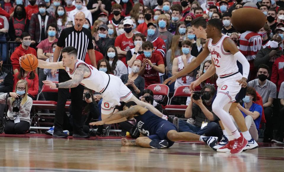 PHOTOS: Ohio State basketball outlasts Penn State in Value City Arena