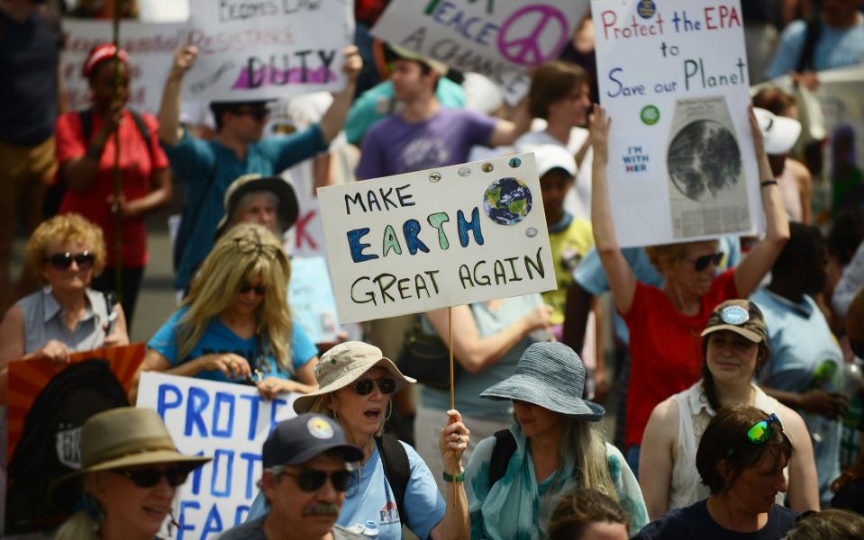 Climate change protest - Credit: Astrid Riecken/Getty