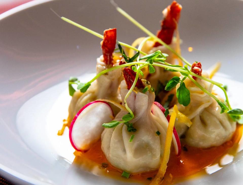 Lobster Dumplings at Port City Club by David Burke.