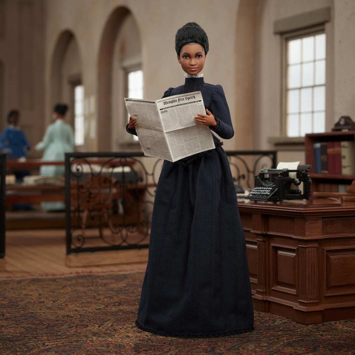 The latest doll to join Barbie's Inspiring Women series is Ida B. Wells, a journalist and early leader in the civil rights movement who not only fought for African American equality, but for that of women. (Photo: Mattel)
