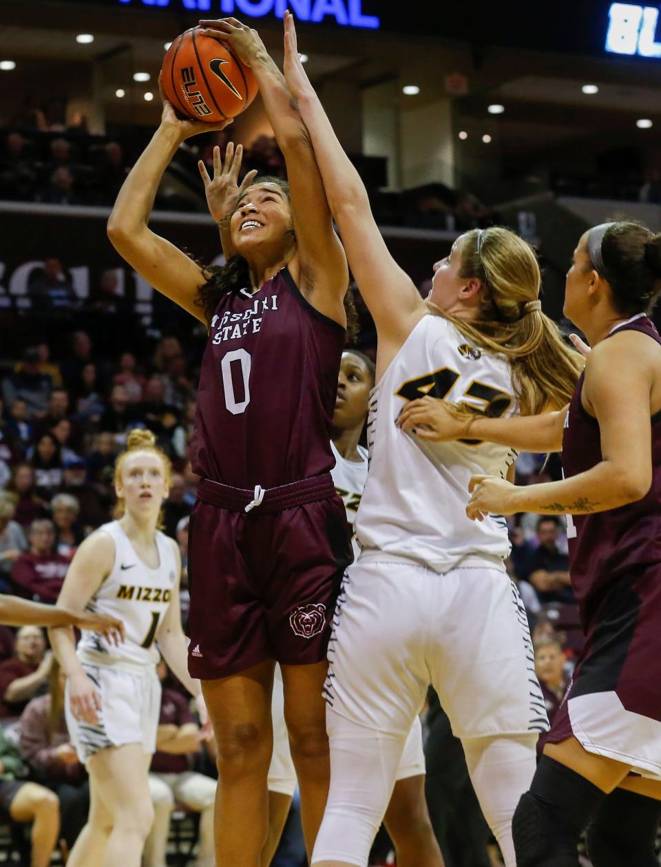 Abigayle Jackson, of Missouri State, during the Lady Bears game against Mizzou at JQH Arena on Friday, Dec. 10, 2021.