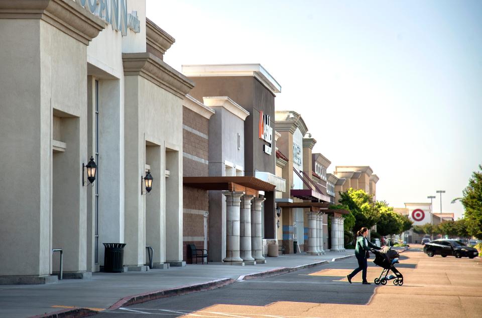 The Park West Place shopping center is on Trinity Parkway in north Stockton.