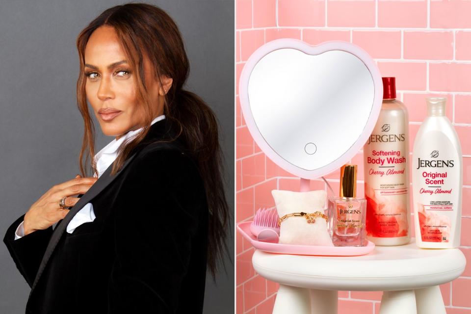 <p>Cheryl Fox; Jergens</p> Nicole Ari Parker; Assorted Jergens products and the Limited-Edition Jergens x Adina Eden Bracelet