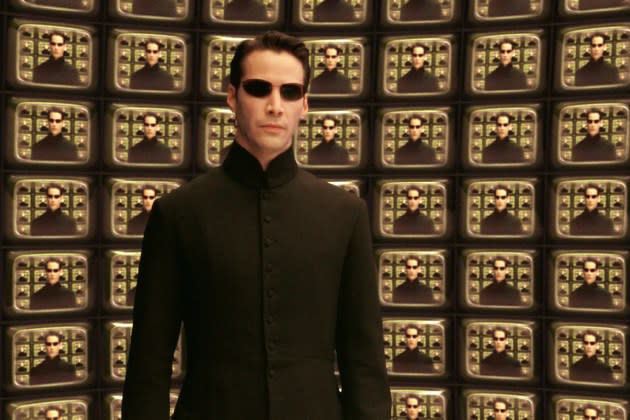 Keanu Reeves in 'The Matrix Reloaded.' - Credit: ©Warner Bros. Pictures/Everett Collection