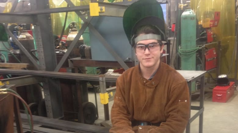 Dillon MacMillan overcomes serious car crash to get welding certification
