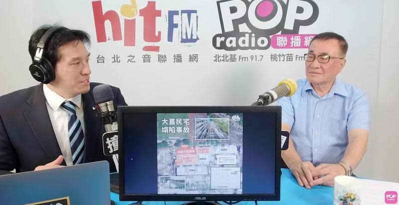 李四川今接受媒體人黃暐瀚主持的《POP撞新聞》專訪。（翻攝自YouTube@POP Radio聯播網 官方頻道）