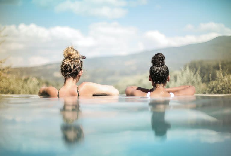 Porque no hay vida de hotel sin momento de relax en una piscina.