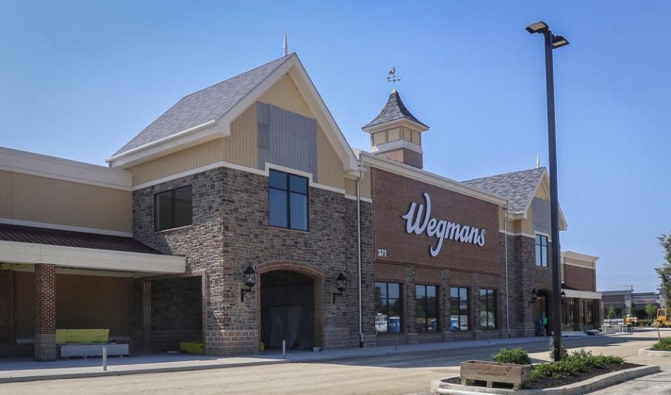 Construction at the Wegmans in Barley Mill Plaza continues, Wednesday, July 20, 2022.