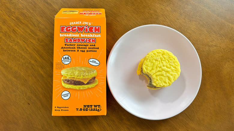 Trader Joe's eggwich breakfast sandwich