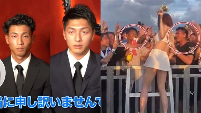 兩名20歲涉案男子透過日本網紅YouTube頻道謝罪，並表示已到警局投案。（圖／翻攝自青汁王子三崎優太的YouTube）