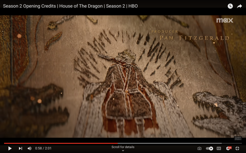 house of the dragon season 2 opening credits