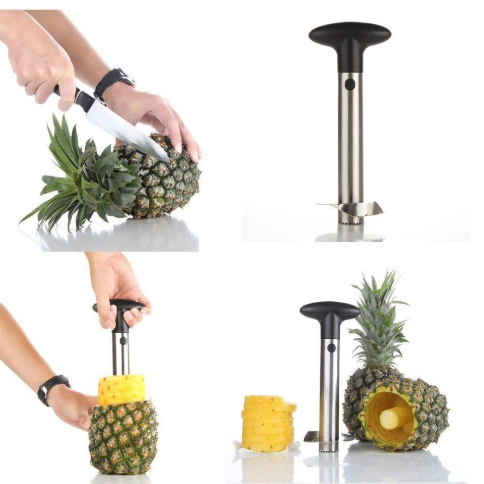 TekDeals Stainless Steel Fruit Pineapple Cutter (Bild: Walmart)