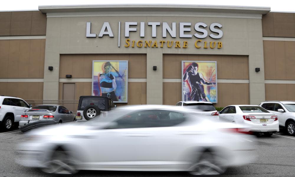 The LA Fitness gym in Secaucus, New Jersey Thursday.