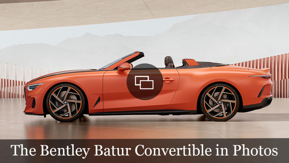 The Bentley Batur Convertible in Photos
